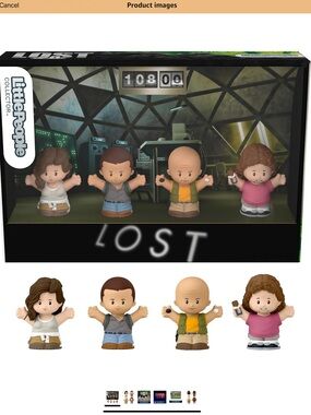Little people LOST TV Series 4-Figure Set - Multicolor